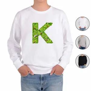 [하프클럽/알티피아]맨투맨 전색상 알파벳 케이 K 디자인티셔츠