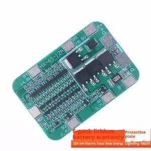 1Pcs 6팩 18650 리튬 이온 배터리 DIY 키트용 PCB 모듈 6S 15A 24V BMS 보호 보드