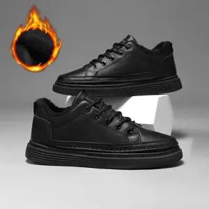 남성 통굽 기모 캐주얼 겨울 스니커즈 신발 ZG-TT233