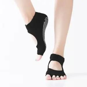 투오픈 쾌적한 논슬립 필라테스 무발가락 요가양말 니삭스 여름 종아리