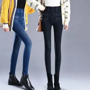 여성레깅스 페이크데님 블랙진 워싱진청 쫀쫀 타이즈