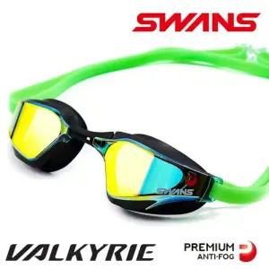 스완스 경기용 미러 패킹 수경 U155350 수영물안경