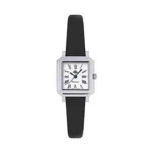 [신세계라이브쇼핑]로즈몽 RS80-03BK 노스탤지아 스퀘어 여성 가죽 손목 시계