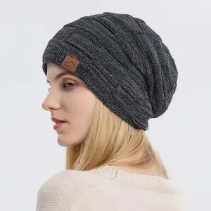 여성 겨울 융털 얇은 비니 1P 방한 털모자 패션 보온 얇은겨울비니