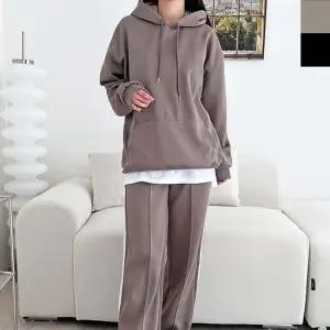 봄가을커플후드티 여자 빅사이즈 라인 커플룩 트레이닝 세트 1P 후드티