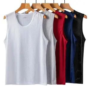 남자 메쉬 나시 런닝셔츠 민소매 루즈핏 메리야스 여름 반팔