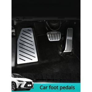 자동차 풋 페달 렉서스 RX350h RX450h RX500h 용 알루미늄 합금 미끄럼방지 브레이크 발받침 커버 용품