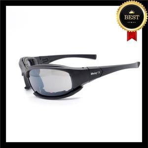 Daisyx7 고글 택티컬 선글라스 슈팅 나이트 오토바이 방풍 안경