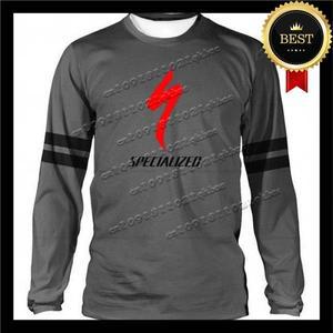 MTB DH 티셔츠, 오토바이 지구력 산악 자전거, 남성용 오프로드 속건성 긴팔