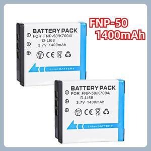 FNP-50 충전식 배터리 후지필름 파인픽스 F200EXR F75EXR F100fd XF1 XP100 1400mAh 3.7V