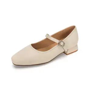 [무크]엠.무크 케린 양가죽 메리제인 펌프스 아이보리 516623106QQ