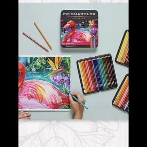 프리즈마컬러 프리미어 색연필 36색 48색 150색 미술용품 드로잉 스케치 색칠공부 틴케이스 색연필
