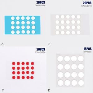 울트라글라이드 소형 라운드 도트 PTFE 마우스 스케이트, DIY 마우스 글라이드 피트, ICE 제어 속도 버전, 내마모성 E스포츠 범용, 1 세트