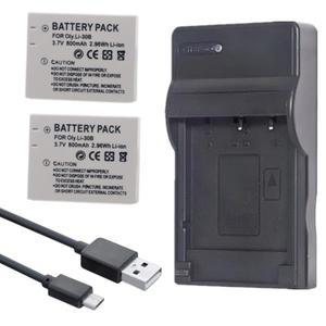 올림푸스 Li-30B μ-mini 스타일러스 Verve 디지털 S용 배터리 또는 충전기