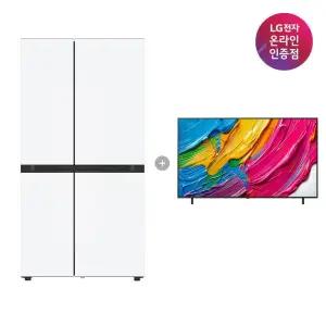 LG 디오스 AI 오브제컬렉션 냉장고 (양문형) + LG QNED AI TV (S836MQQ012 + 65QNED75AEA)