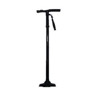 미끄럼방지 어르신지팡이 초경량5단높이조절 4단접이식 LED 네발 안전지팡이