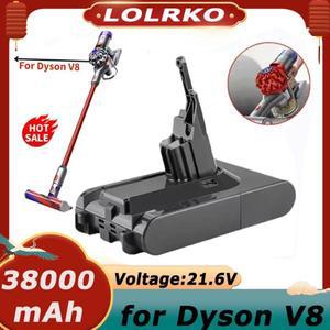 다이슨 V8 21.6V 38000mAh 교체 배터리 다이슨 앱솔루트 무선 진공 핸드헬드 진공 청소기 V8 플러피 배터리
