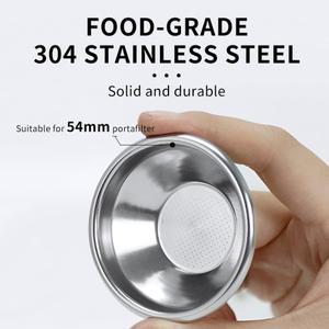 호환 54mm 커피 필터 바구니 싱글 Breville Sage Portafilter 스테인레스 바리 도구 에스프레소 머신 메이
