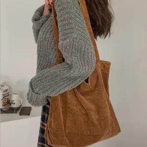 심플 코듀로이 빅 숄더백 UN-1113