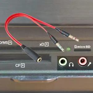 게이밍Y잭 젠더 1+1 WD7676A