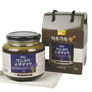 고려한방식품 약도라지 은행 생강청 국내산 대용량 1kg 3년근이상 100 선물세트 시댁 가족 모임 명절 설날
