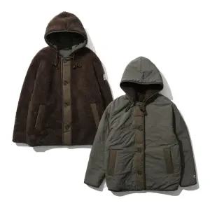 리버시블 뽀글이 퀼팅 여성 후드 점퍼 JL4JPF302KH