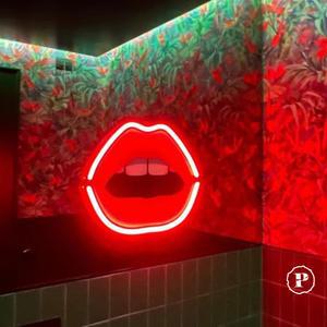 셀레티 조명 스튜디오 레트로 조형물 디자인 입술 혓바닥 SELETTI L20 라탄