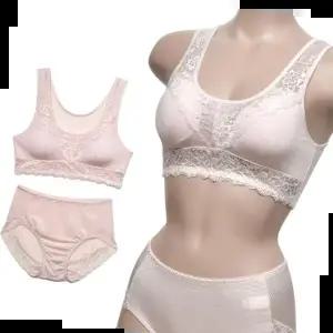 브라 미코디 시원한 풍기인견 탑 브라팬티세트 브라자 볼륨