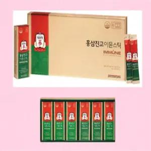 정관장 선물세트 홍삼진고 이뮨스틱 10g x 30포, 1개 (쇼핑백 포함)