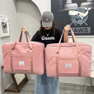 여행용 핸드캐리 백 가벼운 다용도 큰 가방 여행용 보스턴백 캐리어결합 대용량 더스트백