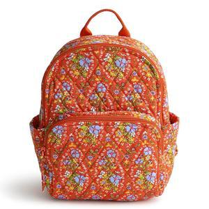 베라 브래들리 여성용 프리미엄 코튼 스몰 밴버리 백팩, 가든 페이즐리, 원 사이즈