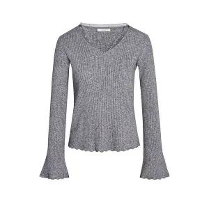 [JJ지고트](대전신세계)시스루 V넥 진주 디테일 니트 GS3N1PO311