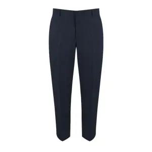 베이직 9부 옆밴딩 네이비 슬랙스 aj993 남성정장바지 밴딩슬랙스 슬렉스