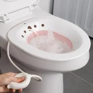 가정용 접이식 좌욕기 수동펌프 임산부용 편안한 비데 WFLEGG9