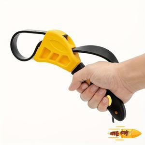 1pc 조절식 벨트 렌치 안전 잠금 장치가 있는 견고한 고무 체인 렌치 오일 필터 풀러 및 벨트 오프너로