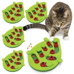 고양이 먹이 퍼즐 버건 아웃 5P 노즈워크 두뇌 개발 WFIG2QO