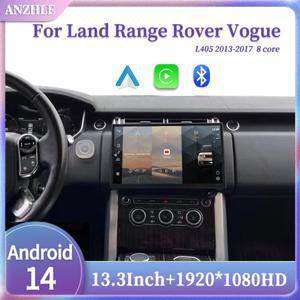 2013-2017 레인지로버 보그 L405용 13.3인치 안드로이드 14 멀티미디어 플레이어 라디오 자동차, 원래 기능