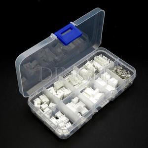 하네스230PCS XH2.54 2p 3p 4p 5p 핀 피치 터미널 키트 하우징 벤트 니들 헤더 JST JC3 커넥터 와이어 어댑