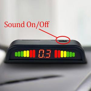 HIPPCRON 자동차 LED 주차 감지기 역방향 디스플레이 키트 시스템 모니터 센서 스위치 색상의 백업 MM 백라이트