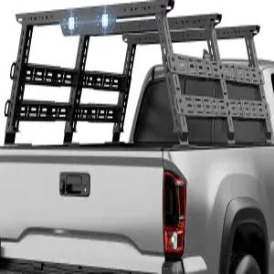 YZONA 트럭 카고 랙 조절 가능 16.8-25 하이베드 캐리어 토요타 타코마와 호환 /툰드라 /타이탄 /프론티어