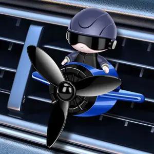 TKB 공군 파일럿 차량용 송풍구 방향제 af001구 고급 날개 구방 디자인 선물용 프로펠러형 회전 자동차용