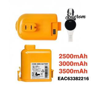23/24년형 코드 제로 5000mAh 교체용 리튬이온 배터리 팩 LG A9S LCD EAC63382216 무선 청소기
