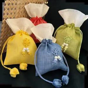 방울 복주머니 모시 세뱃돈 전통매듭 전통선물 명절