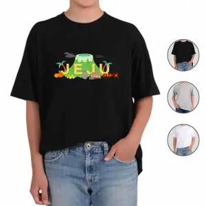 아토가토 제주 여행 티셔츠 남녀공용 커플티 반팔면티