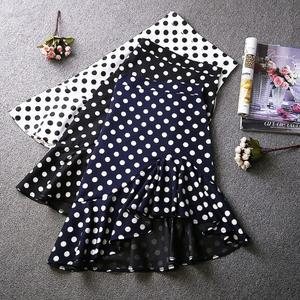 라인댄스 언발란스 도트 스커트 방송댄스 공연복 라틴 밸리 의상 댄스복