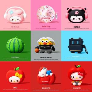 Redmi Buds 8 Lite 용 3D 실리콘 보호 커버 샤오미 6 블루투스 이어폰 케이스 만화