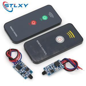 적외선 RF 신호 송신기 수신기 모듈 NEC 코드 무선 원격제어 LED 조명 스마트 스위치