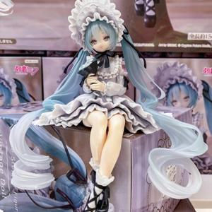 호환상품  후루 하츠네 미쿠 빈티지 인형 누들 스토퍼 피규어 애니메이션 주변 상품 PVC 모델 KT 수집용 장