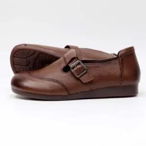 [제이시]제이시 발볼넓은 여자 구두 3cm 중년 통굽 신발 K399