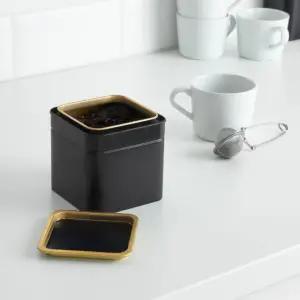 이케아 BLOMNING 커피통 틴 케이스 녹차 홍차 설녹차 가루 분말 건조 식품통 견과류